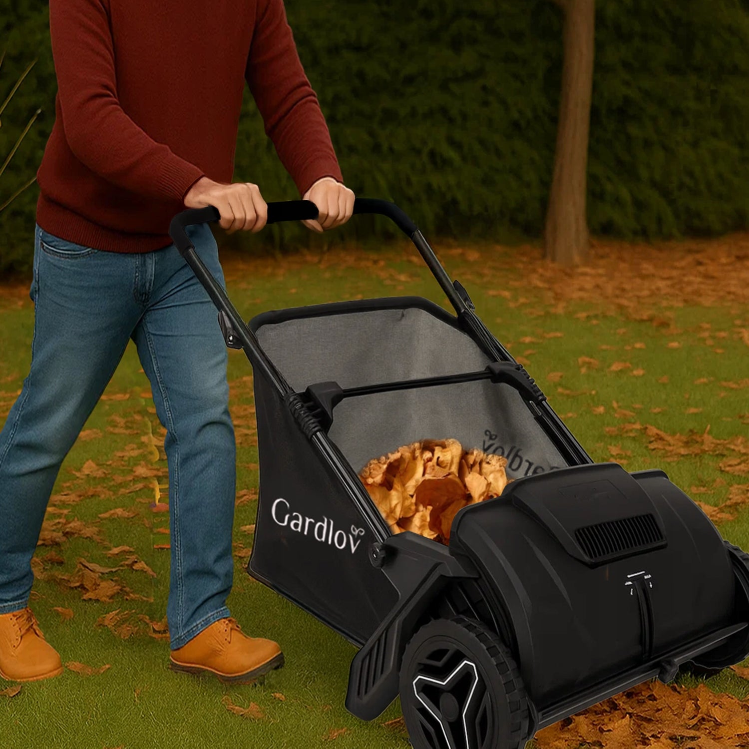Leaf collector Gardlov manual 100 l brush adjustment 0-40 mm Manufacturer code 00026309
