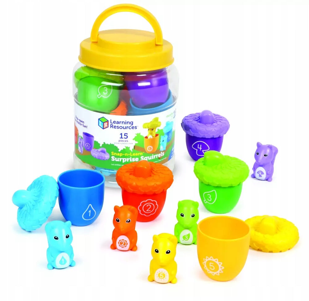 Learning Color Counting Numbers for Kids - Squirrels Leraning Resources