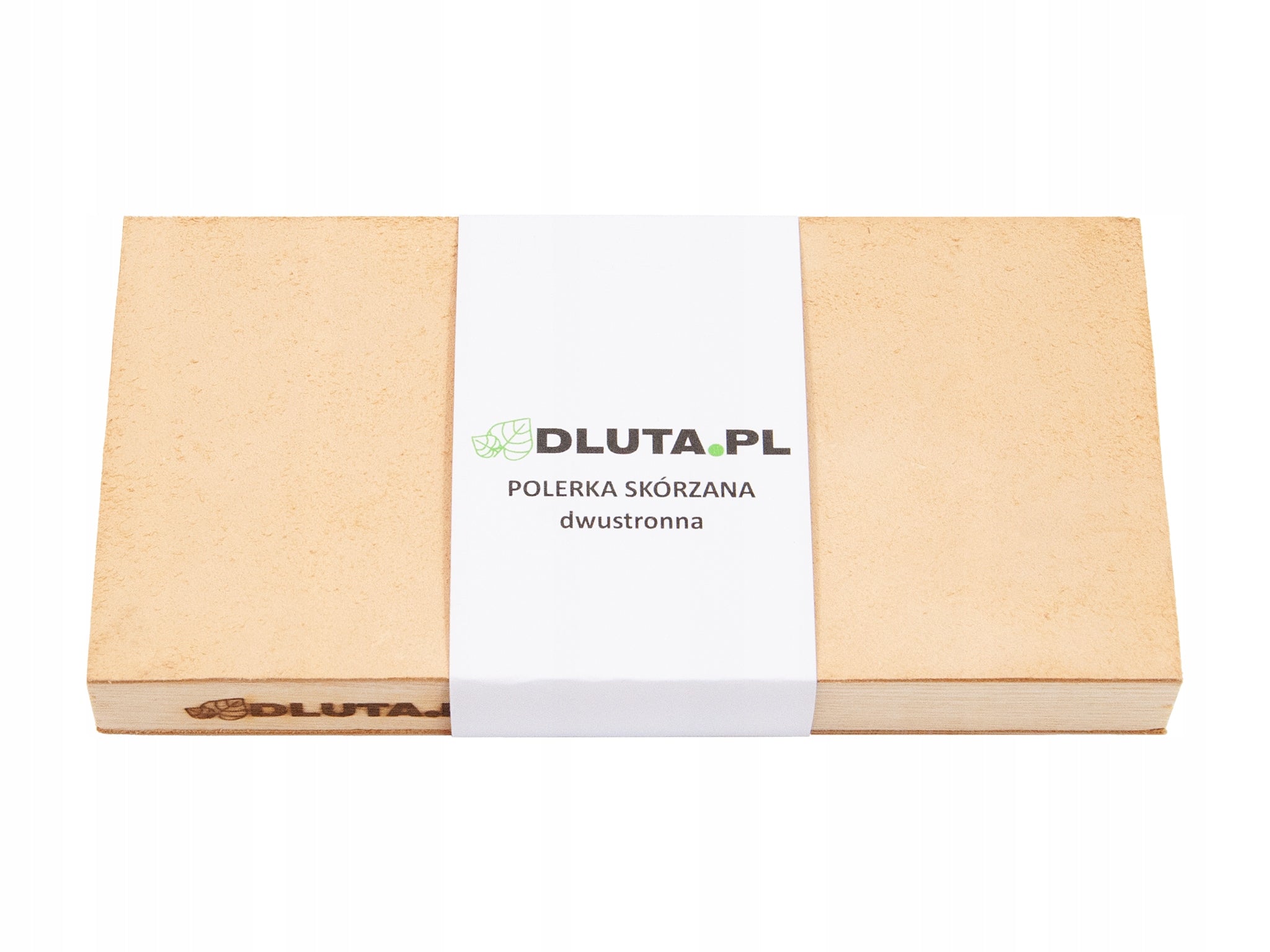 Leather CEILING. Genuine leather. Tugging. LARGE, DOUBLE-SIDED - 10 x 20 cm