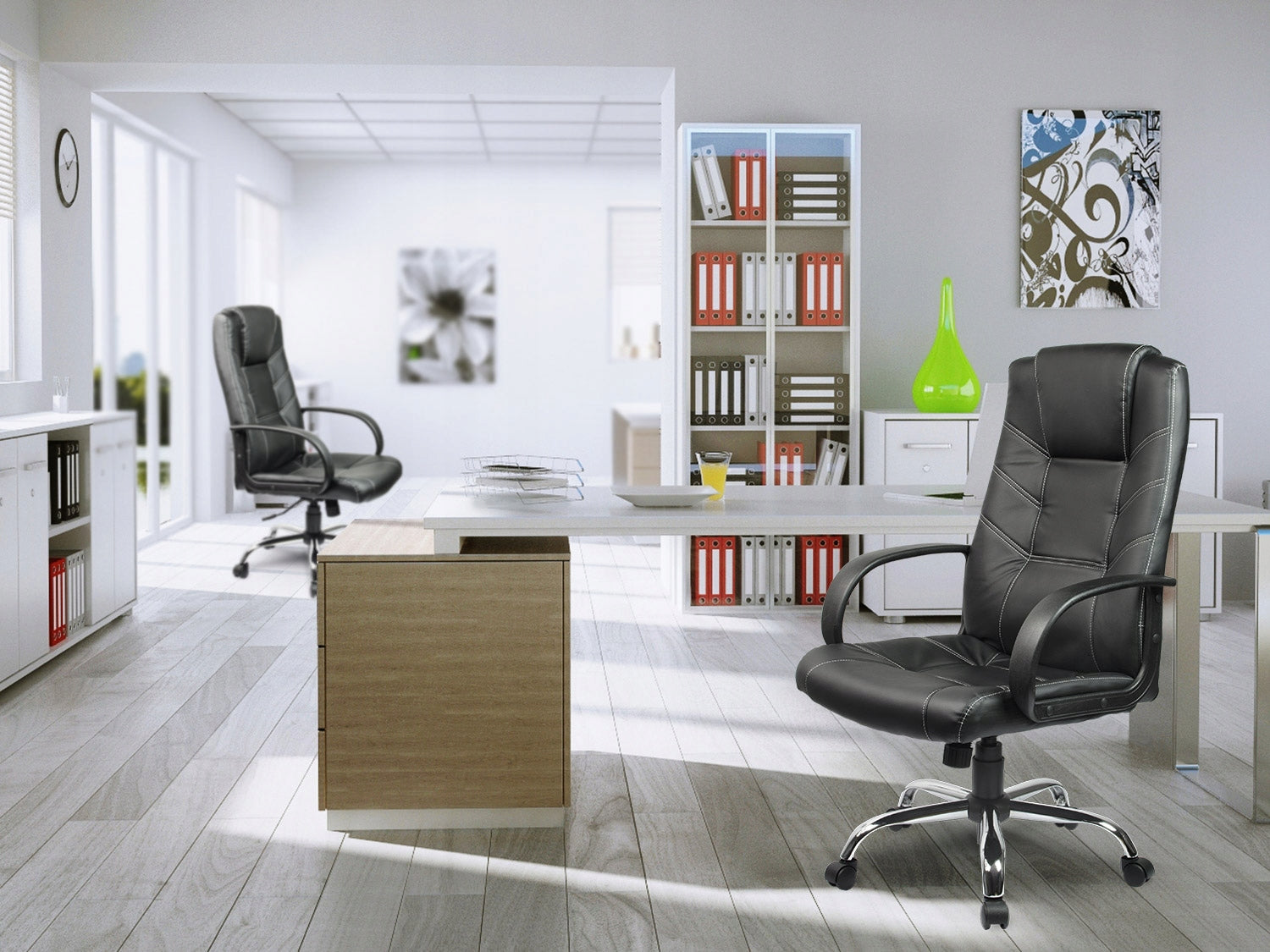 Leather office chair Sofotel EG-221 brown Manufacturer code 2211