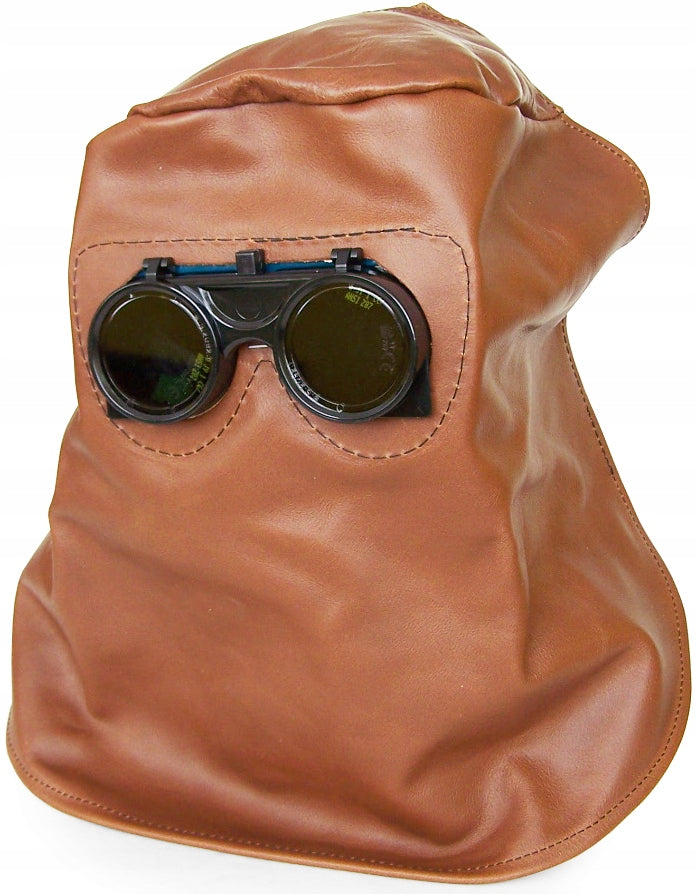 Leather welding hood AWK-2 mask GLASSES Brand no brand