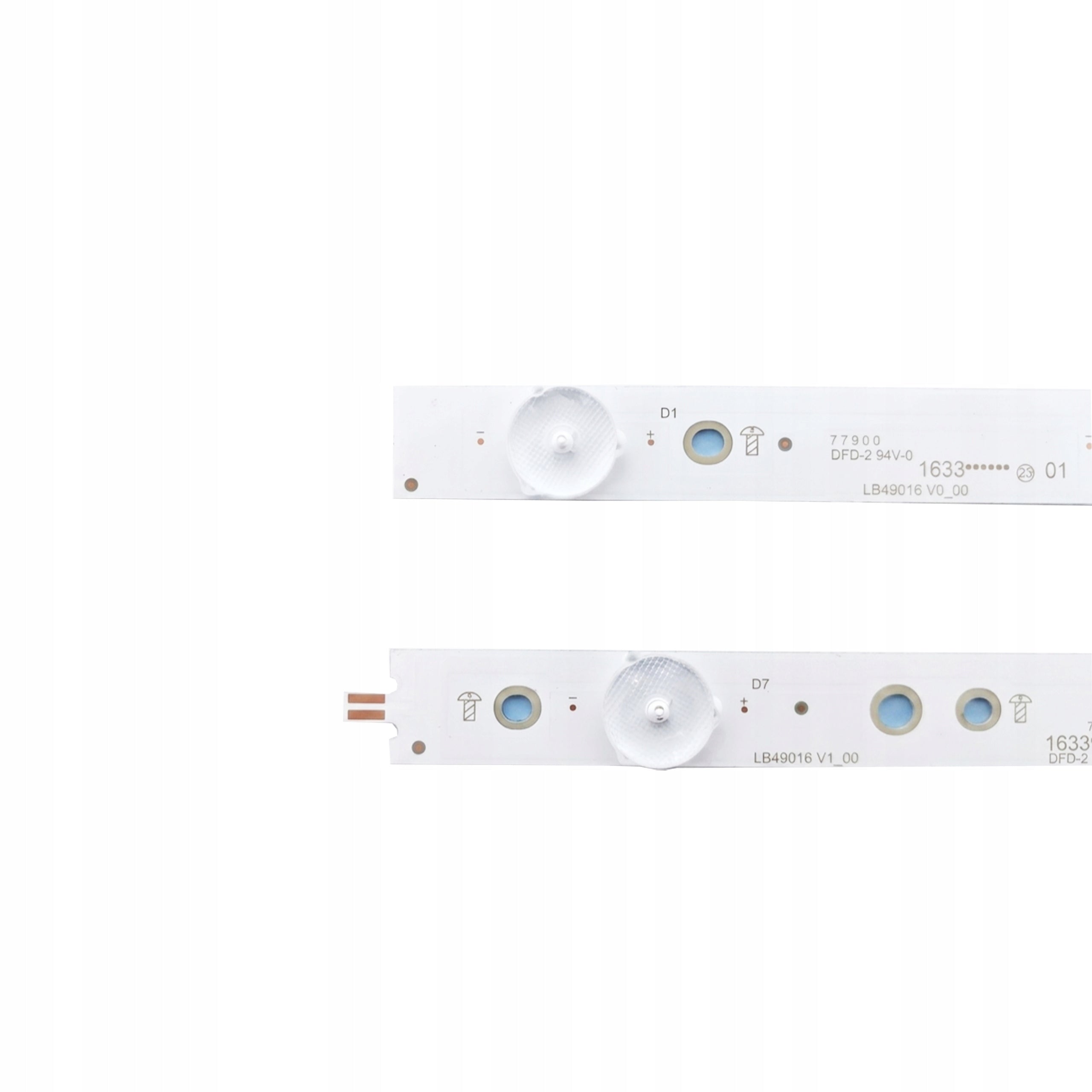 Led STRIPS for Philips TV 49PUS6561 49PUS6501 49PUS6581 49PUS6551 + glue Manufacturer no brand