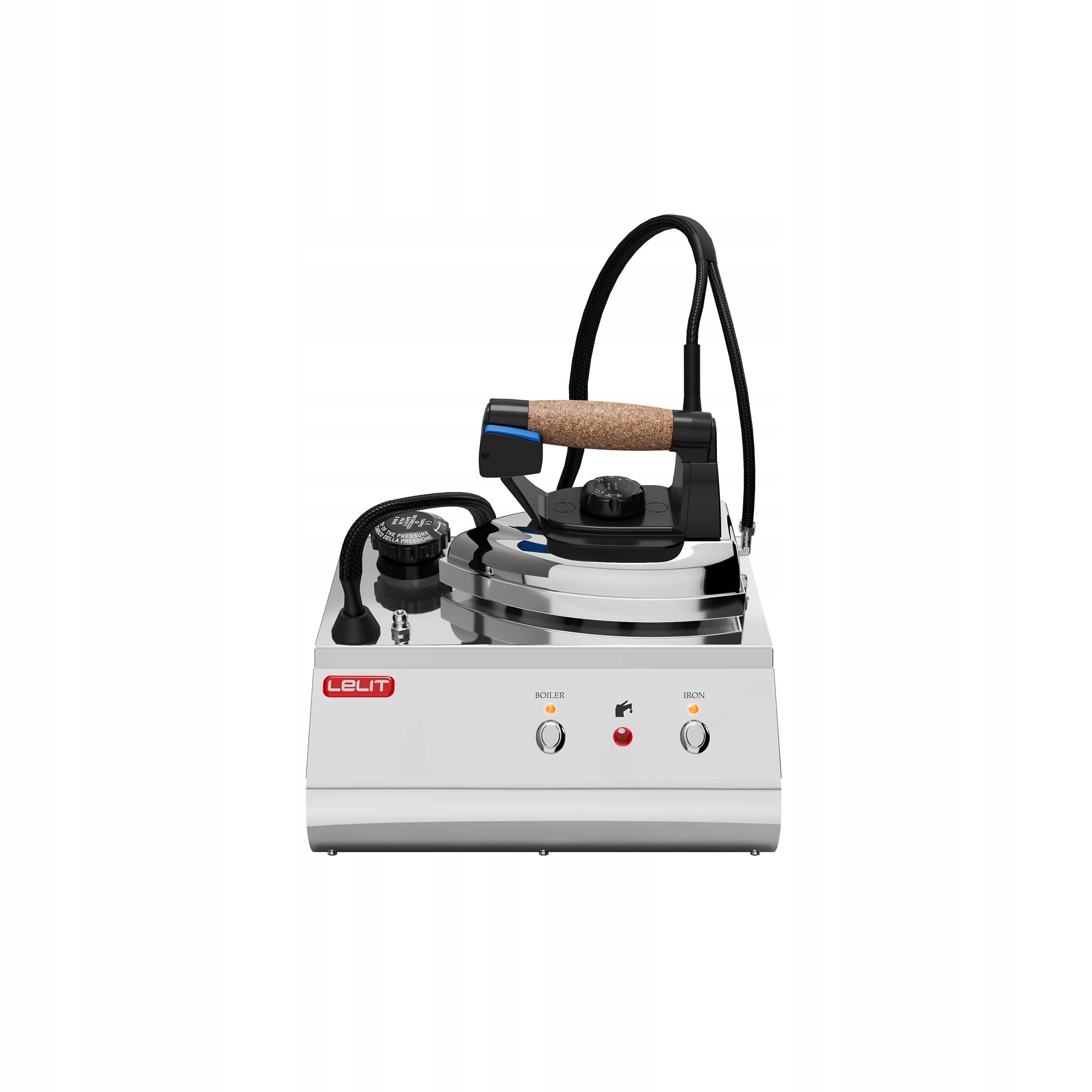 Lelit PS25 Tom ironing station with separate boiler stainless steel