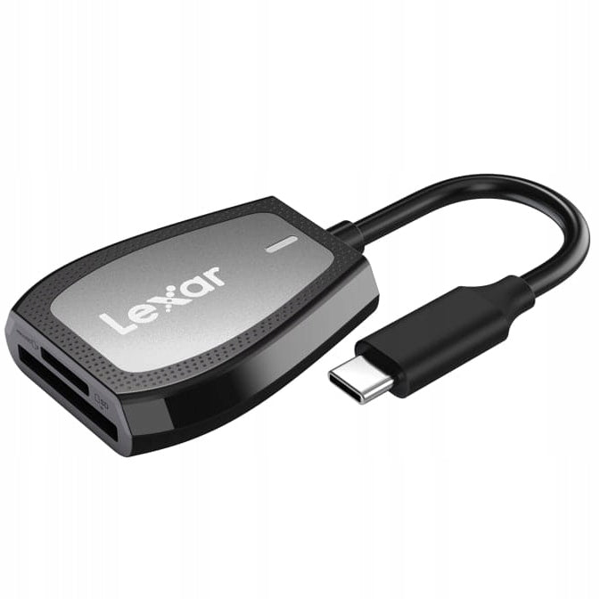 Lexar Dual-Slot SD/microSD UHS-II USB-C Memory Card Reader