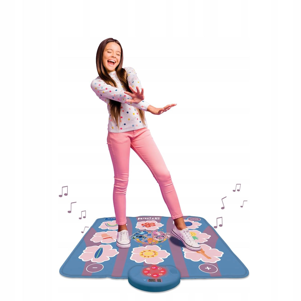 Lexibook Disney Stitch DM10DLXB Bluetooth Led Dance Mat 6