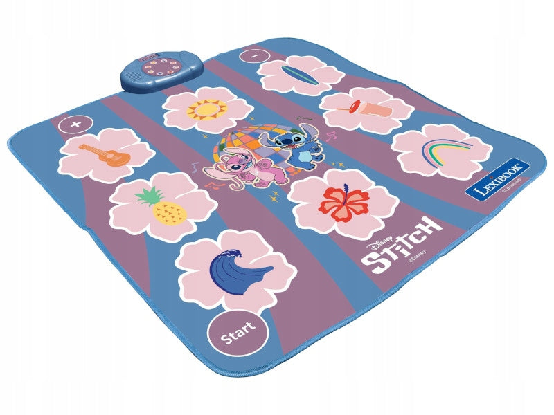 Lexibook Disney Stitch Interactive Electronic Bluetooth Dance Mat Brand Lexibook