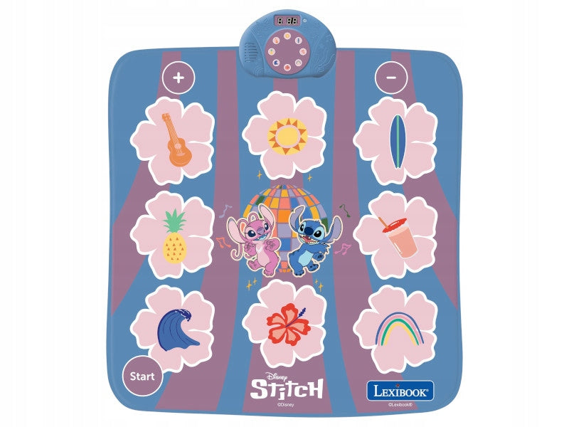 Lexibook Disney Stitch Interactive Electronic Bluetooth Dance Mat Packaging status original
