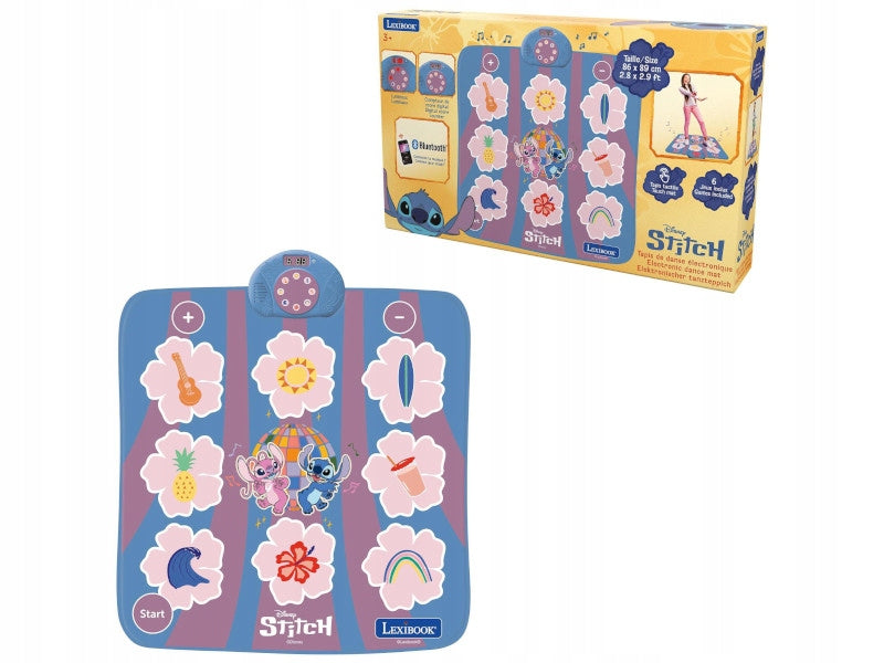 Lexibook Disney Stitch Interactive Electronic Bluetooth Dance Mat