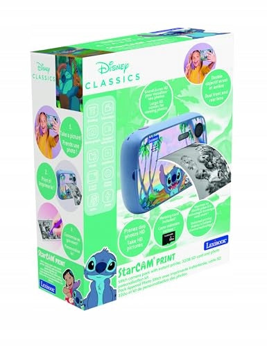 Lexibook Instant Camera Disney Stitch Starcam Print DJ150D