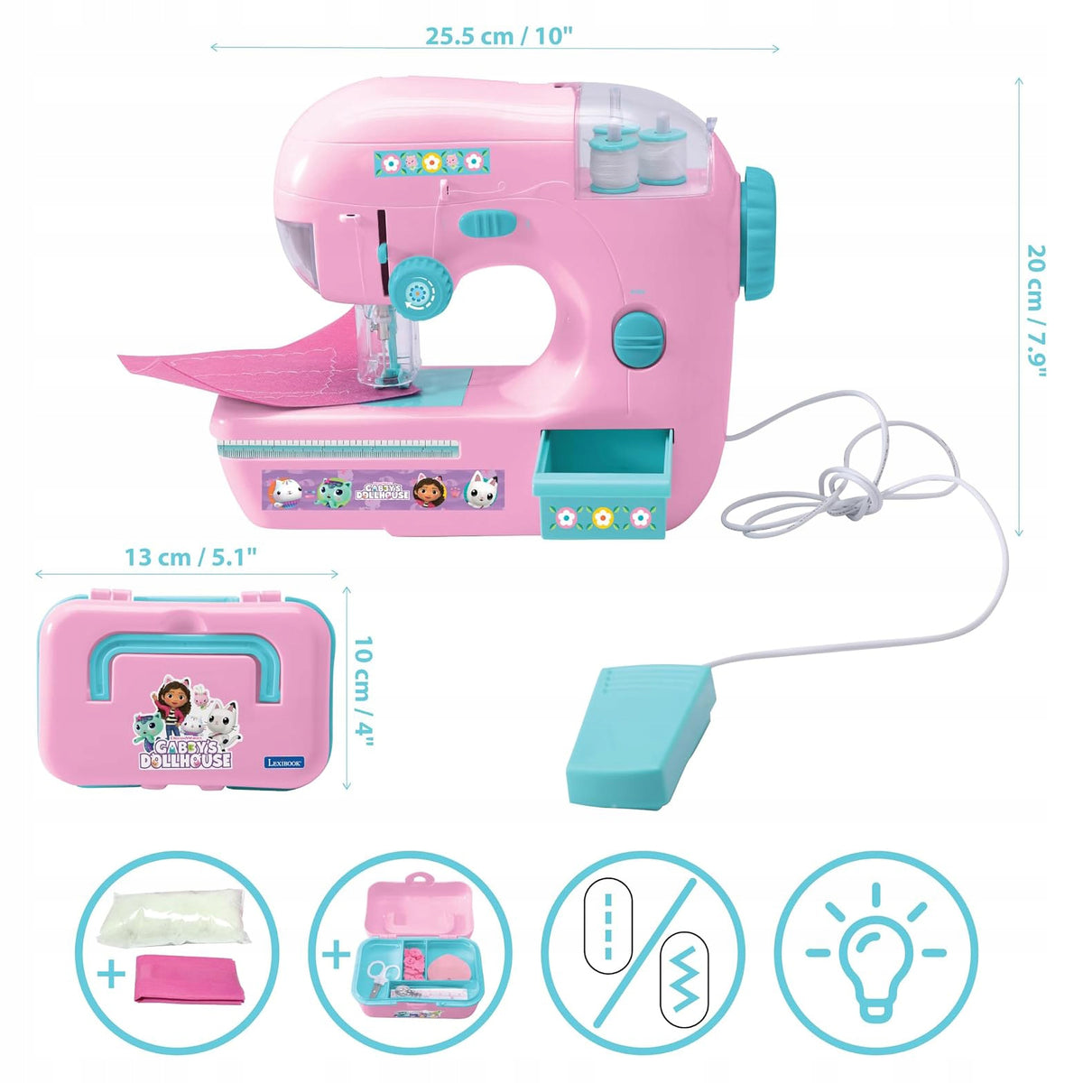 Lexibook Sewing machine Cat house Gabi SW100GDH Packaging status original
