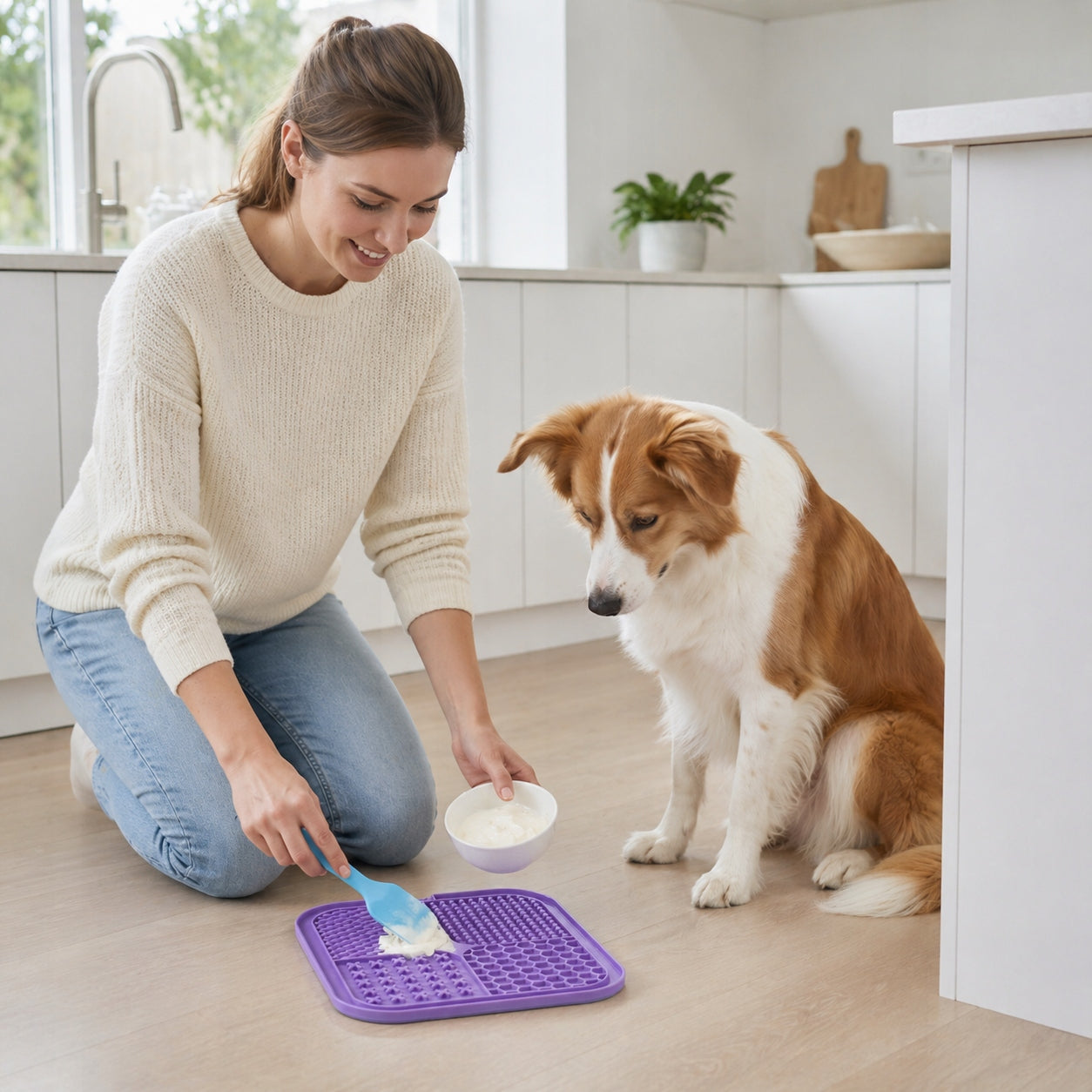 Licking Mat for Dog and Cat – Set of 4 Slowfeeder BOTC Packaging status original