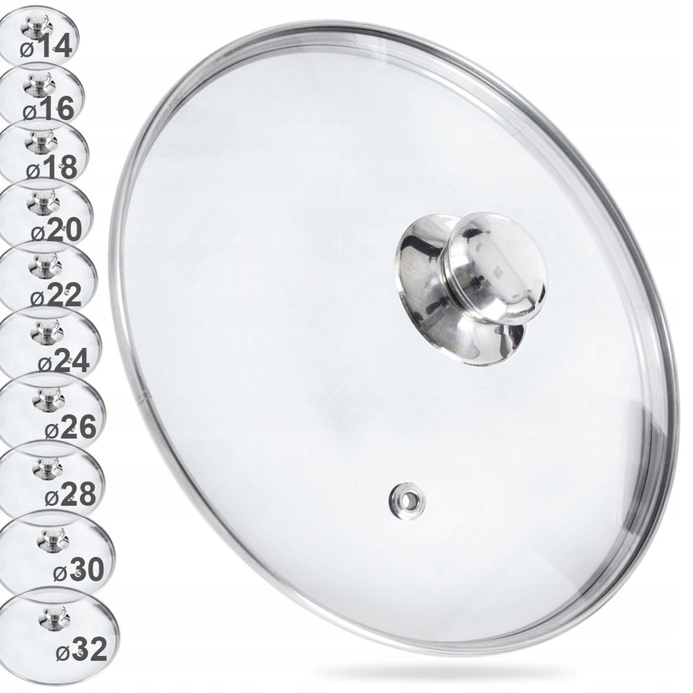 Lid GLASS lid for pot pots saucepans universal 32 cm Manufacturer code 5904316452698