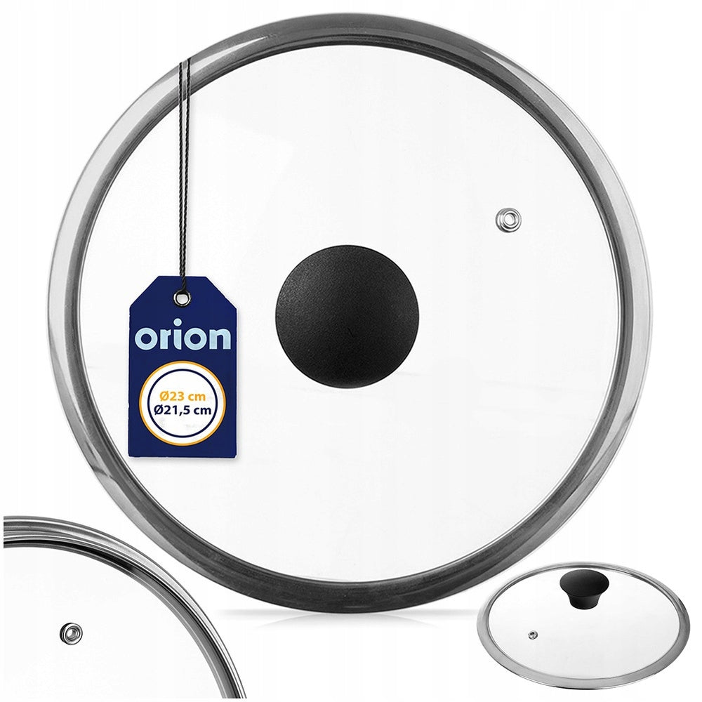 Lid GLASS lid for pressure cooker pot ORION universal 23 cm