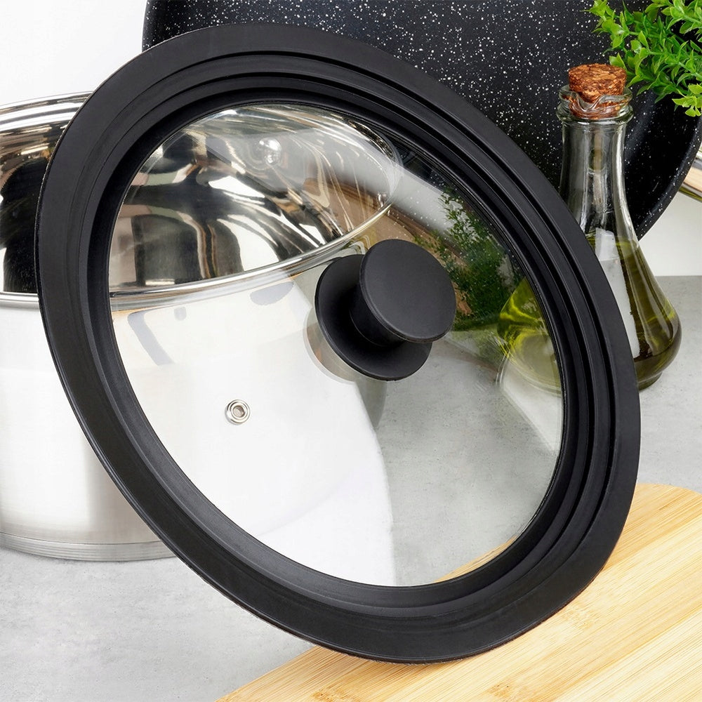 Lid UNIVERSAL silicone glass for pot pan 24 / 26 / 28 cm Packaging status original