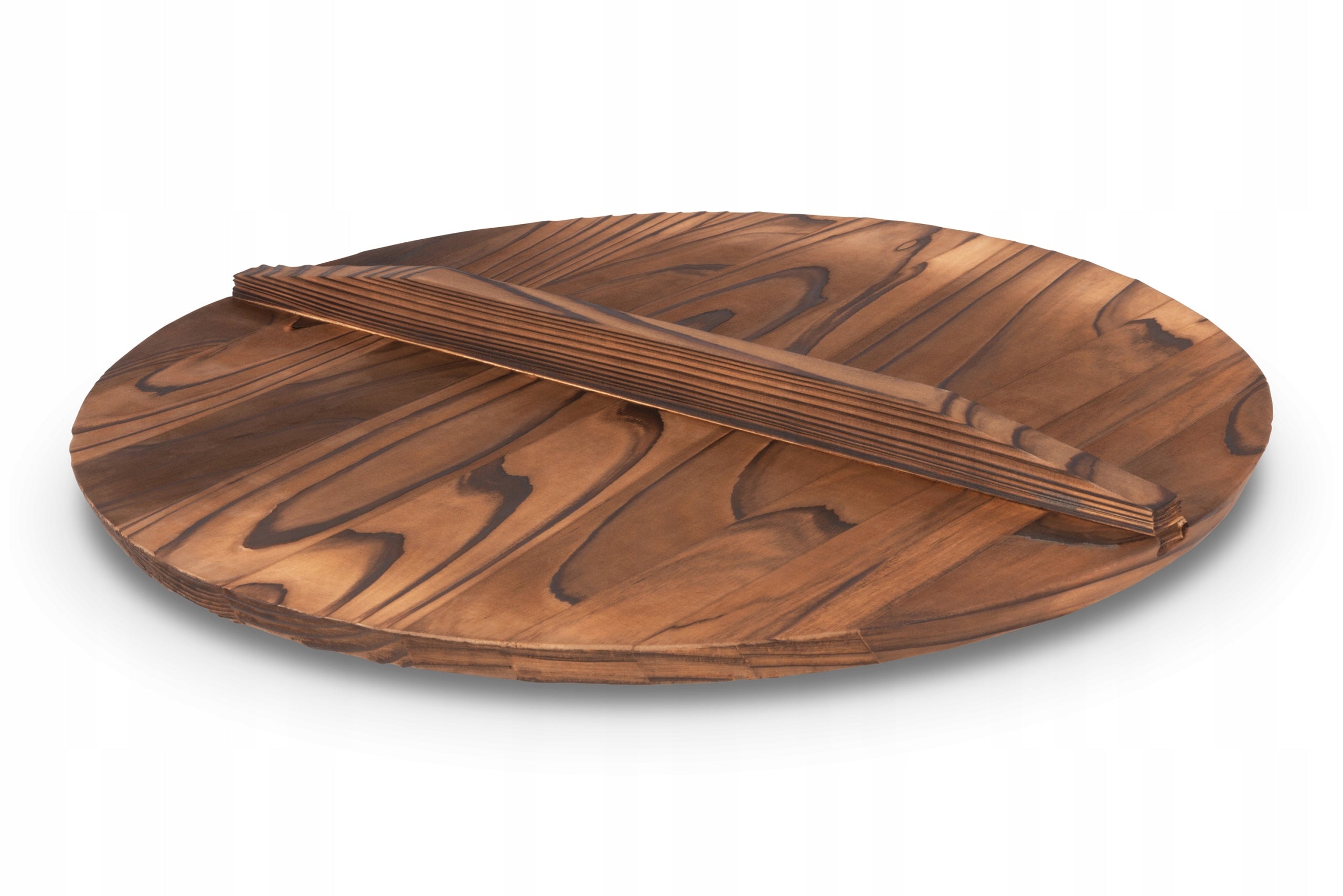 Lid for Wok 40 cm Natural Carbon Wood Handle Tight Craft Wok Manufacturer code 732W323-16in