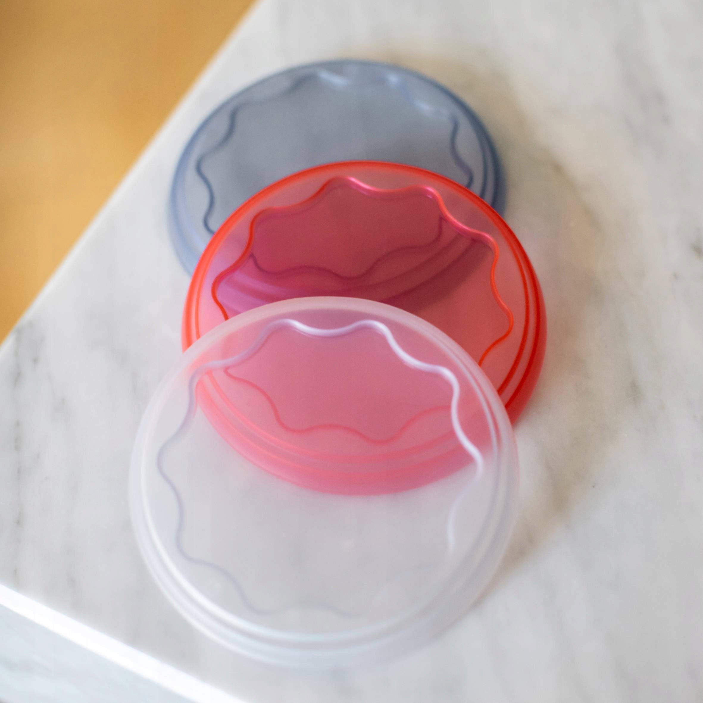 Lid for yogurt FRESH reusable 3 pcs KOZIOL Brand Koziol