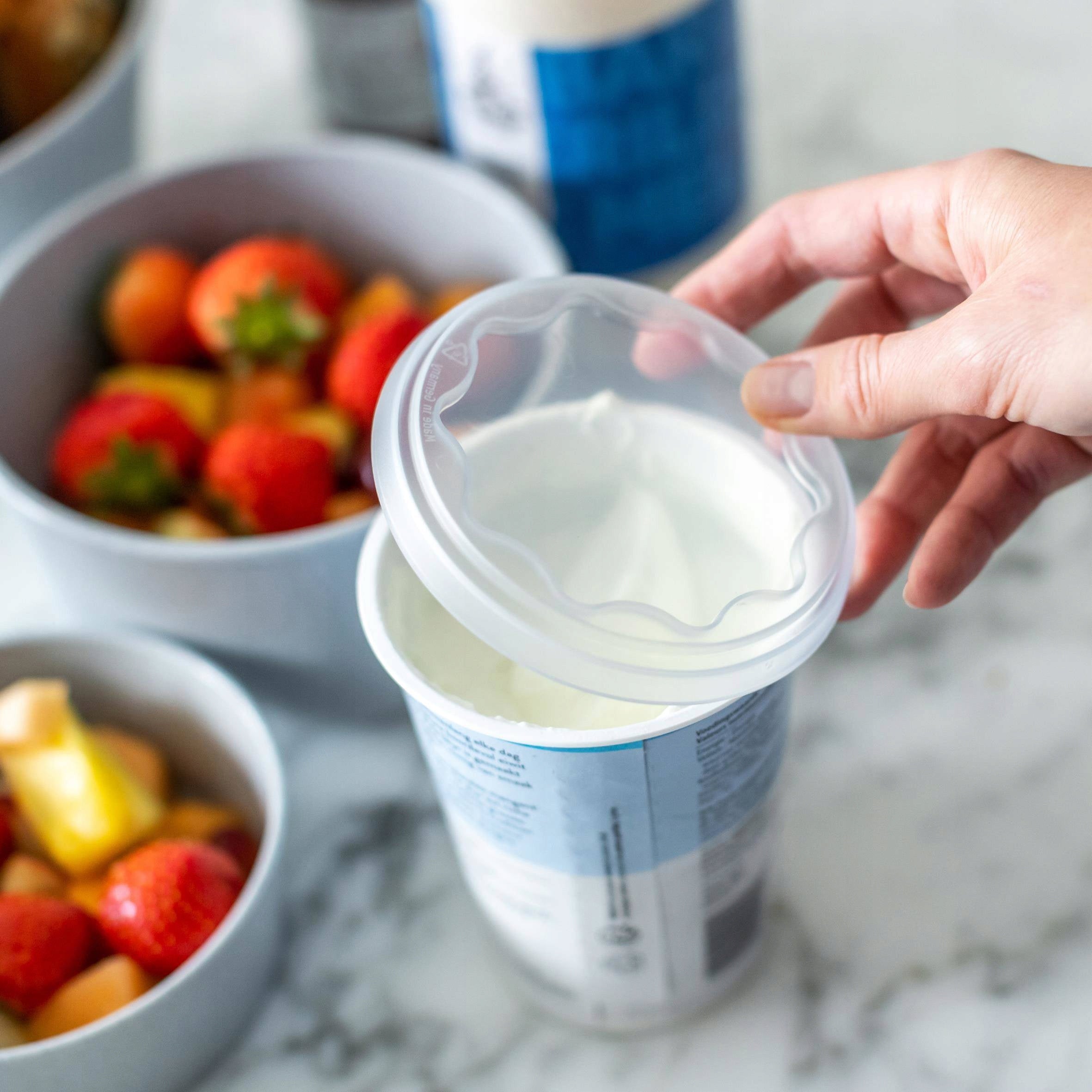 Lid for yogurt FRESH reusable 3 pcs KOZIOL Diameter other