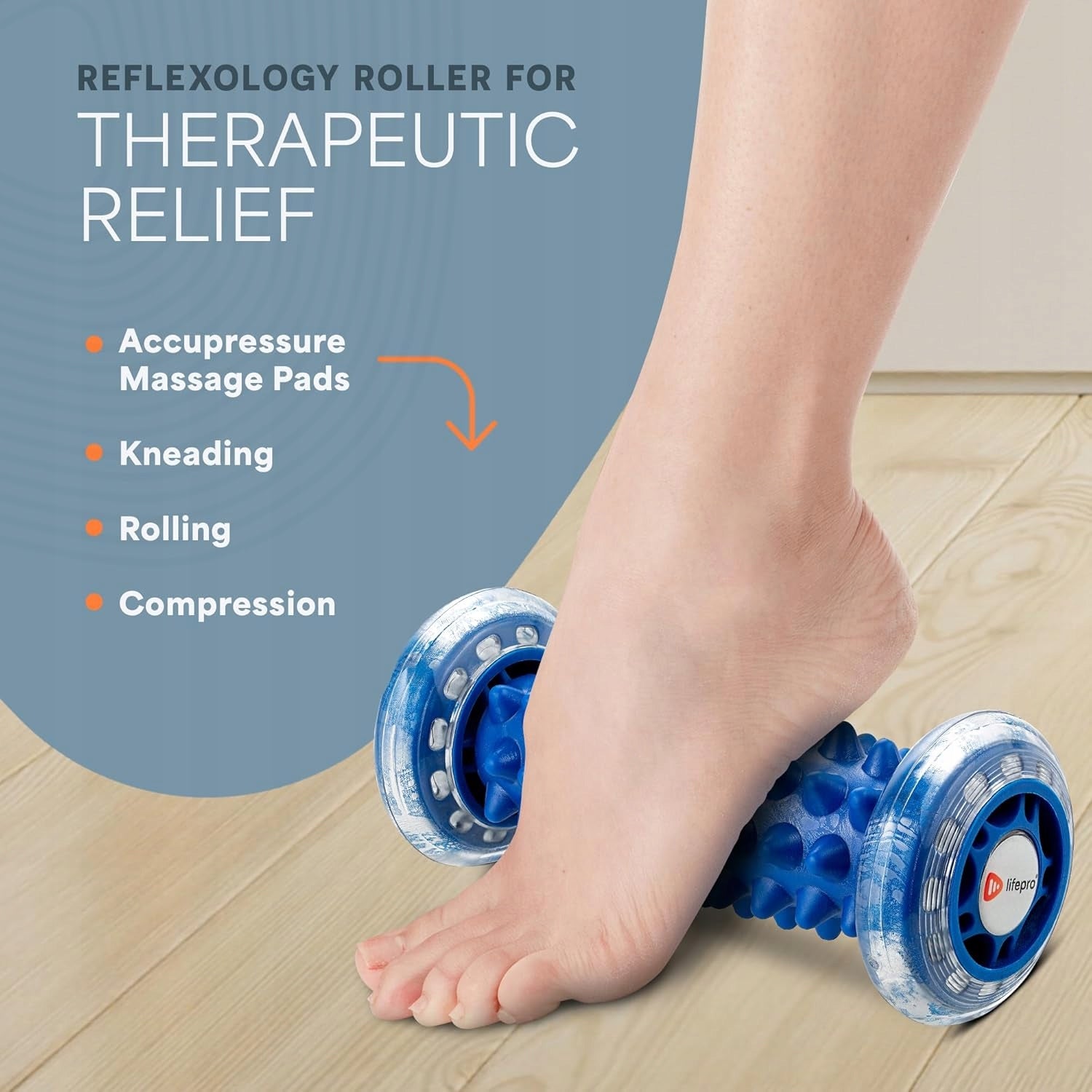 Lifepro RelaxaTilt X Shiatsu Foot and Calf Massager with Heat and Compression Packaging status original