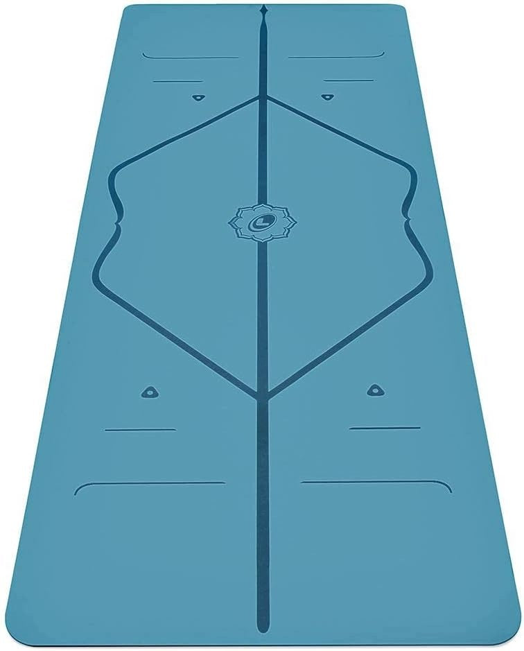 Liforme Classic Yoga Mat Non-Slip 185x68 cm 4,2 mm Blue