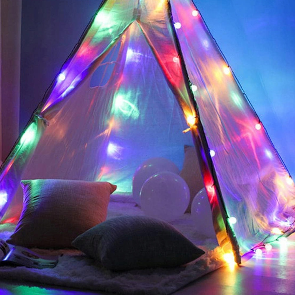 Light Chain 120 Led With Battery 30h For Decoration Christmas Celebration Brand Beede