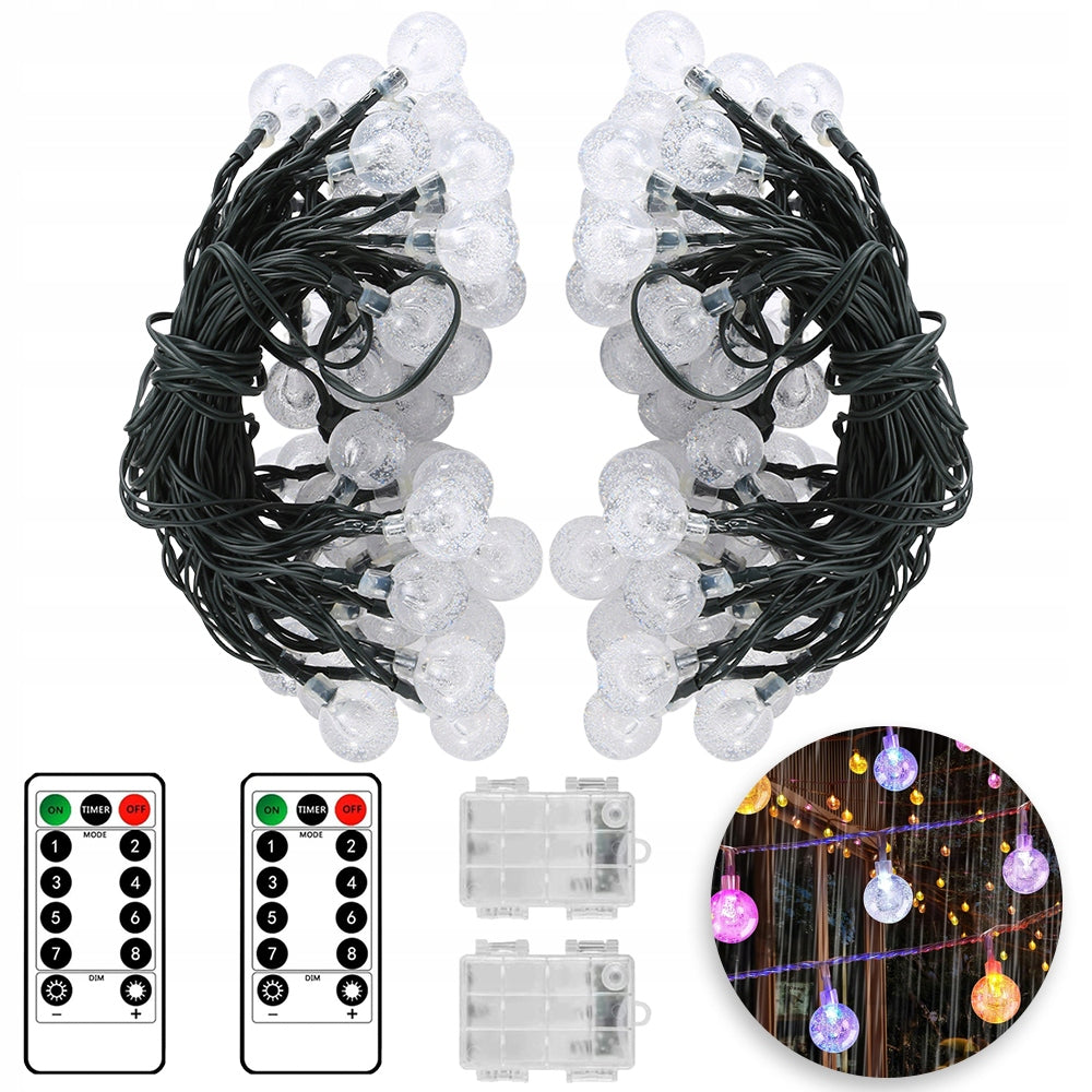 Light Chain 120 Led With Battery 30h For Decoration Christmas Celebration