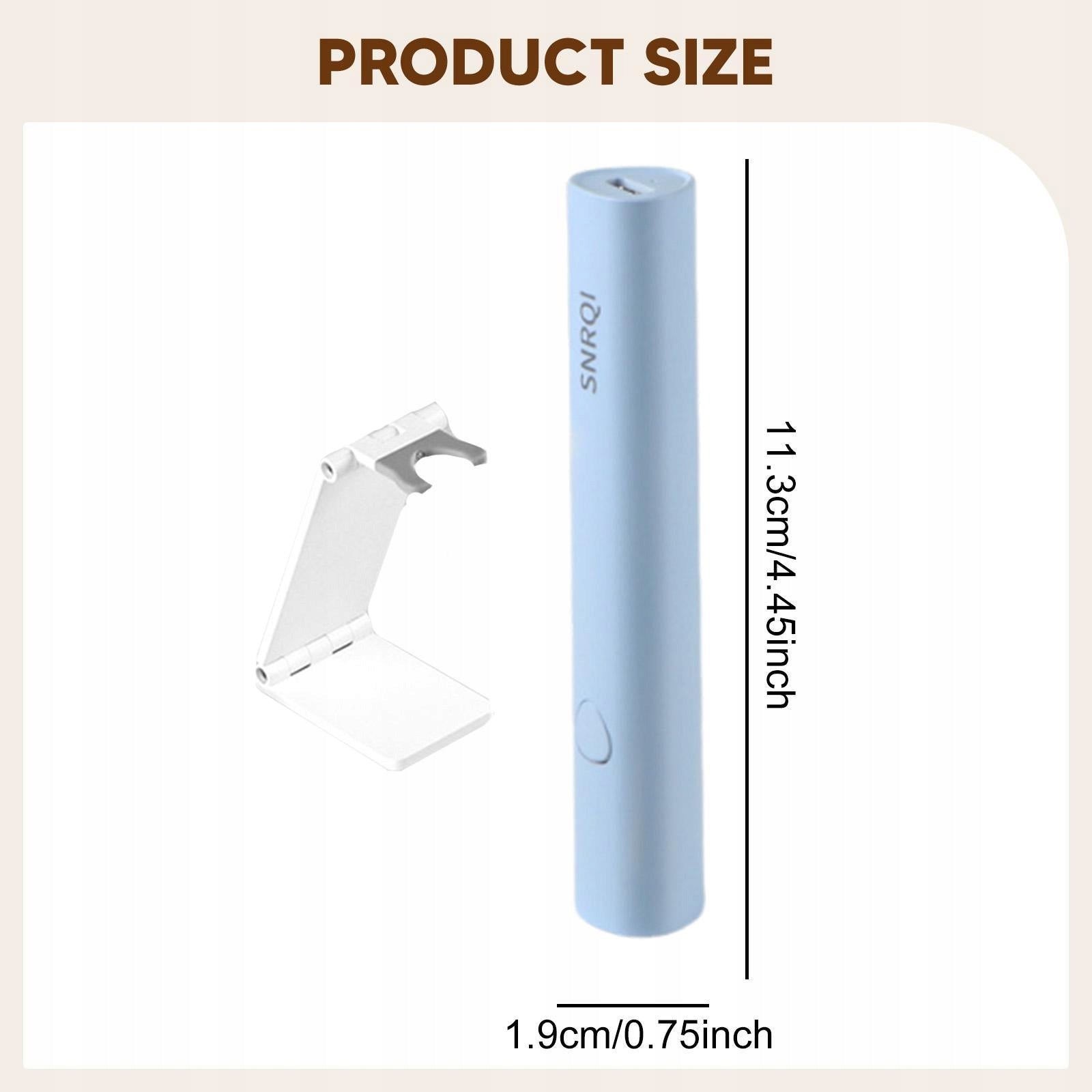 Light for Nails Handheld Rechargeable for Curing Gel Polish Glue blue Medical device no