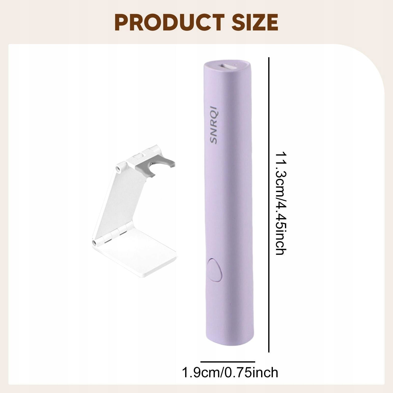 Light for Nails Handheld Rechargeable for Curing Gel Polish Glue purple Medical device no