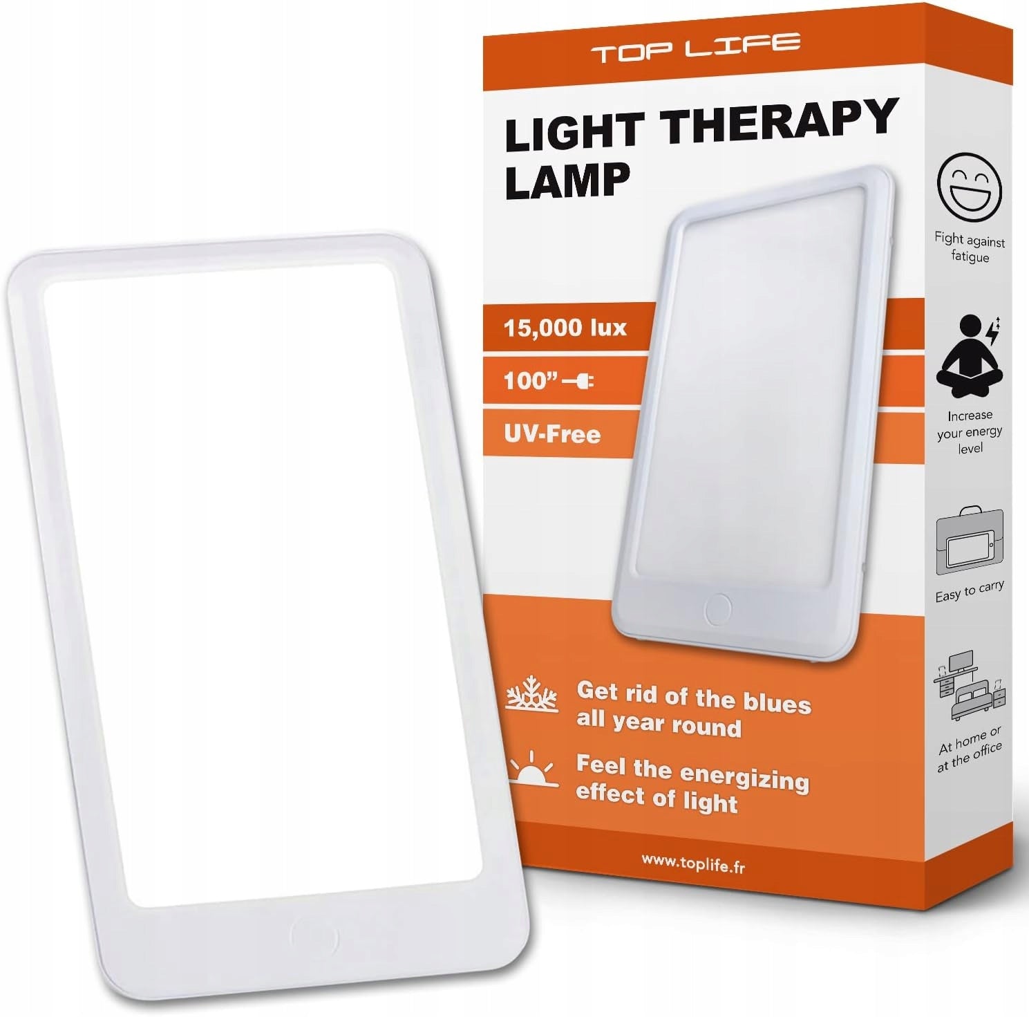 Light therapy lamp Top Life TL-1885 15000 Lux 3 levels full