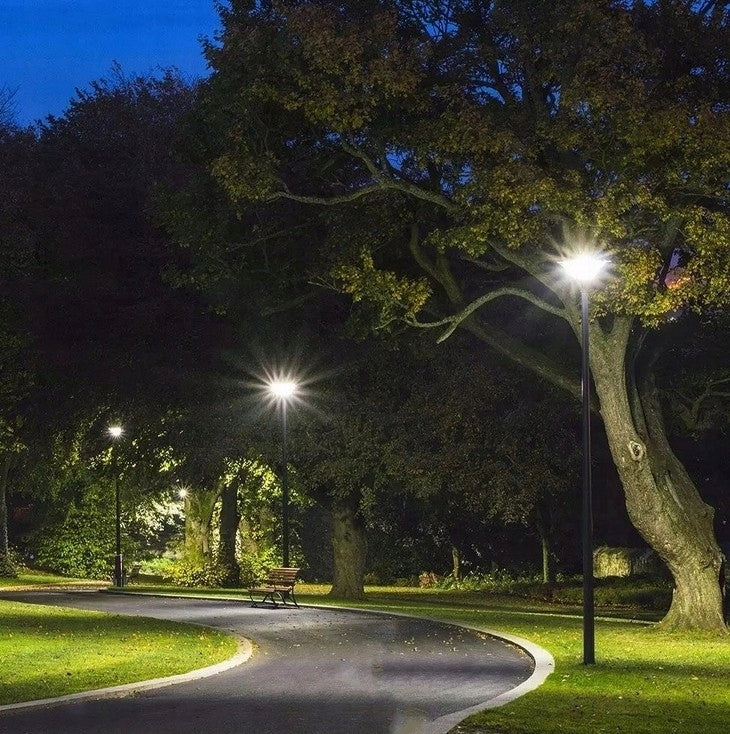 Lighting pole Ø76mm 15x15 cm road mast 3M STREET LAMP Lantern Packaging status original