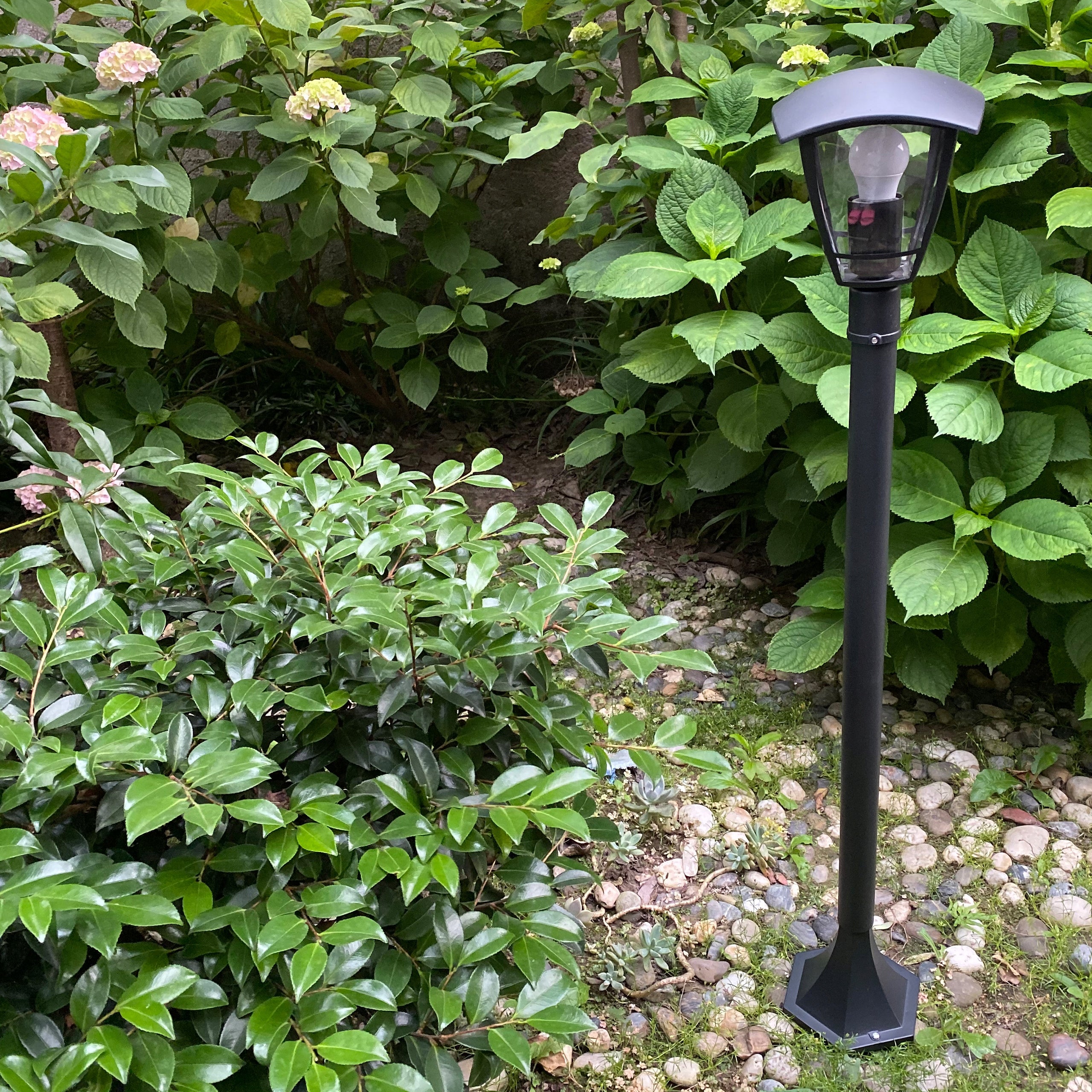 Lighting post round Masterled E27 100 cm black Manufacturer code 5252