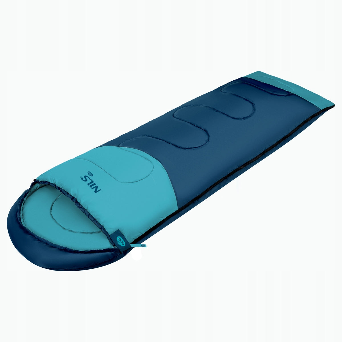 Lightweight Sleeping Bag Mummy Tourist Under Tent Warm Blue L Nils Camp