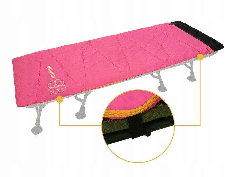 Lightweight fishing sleeping bag Delphin QUEEN 220 × 80 cm Packaging status original