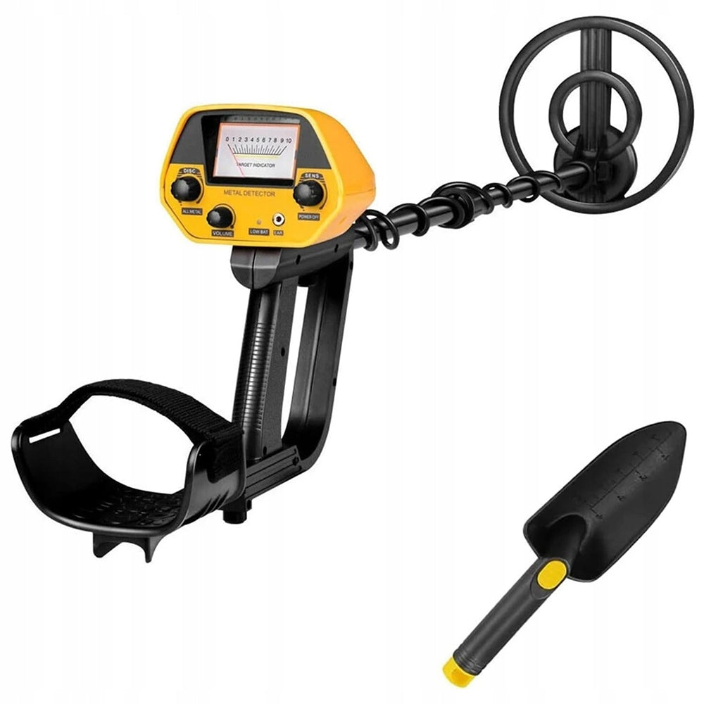 Lightweight metal detector with LCD display and waterproof search coil Brand Cobra Tector