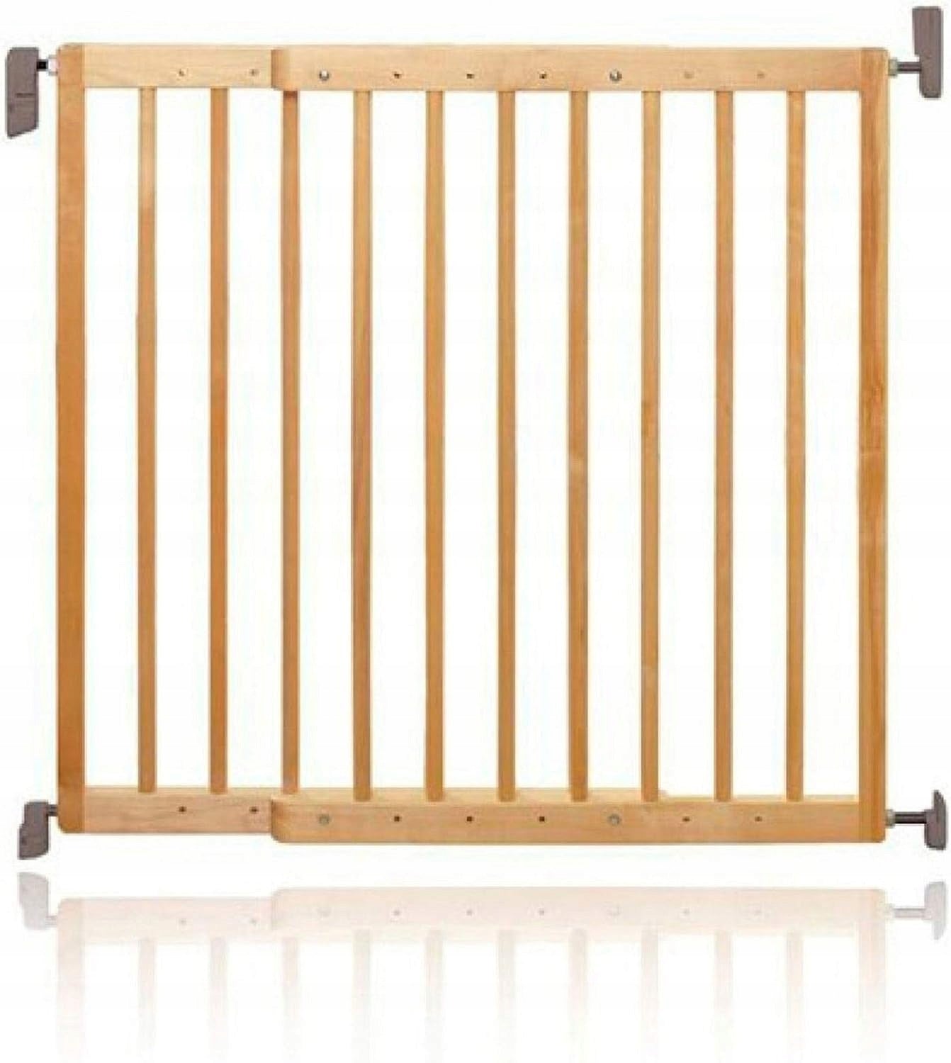 Lindam Munchkin Wooden Gate Extendable Without Threshold Extra Wide