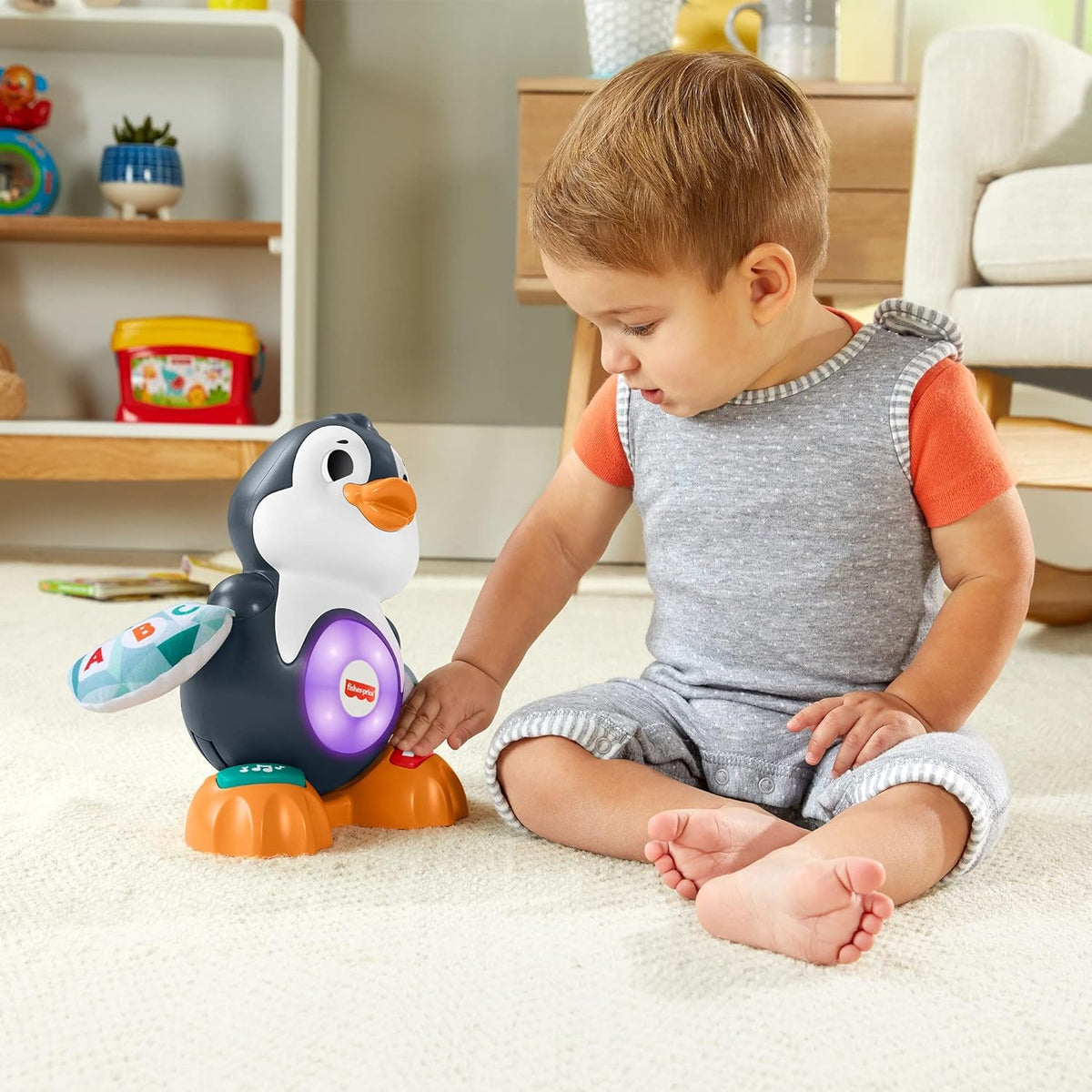 Linkimals Interactive Penguin Fisher-Price Gift For Child GERMAN Brand Fisher-Price