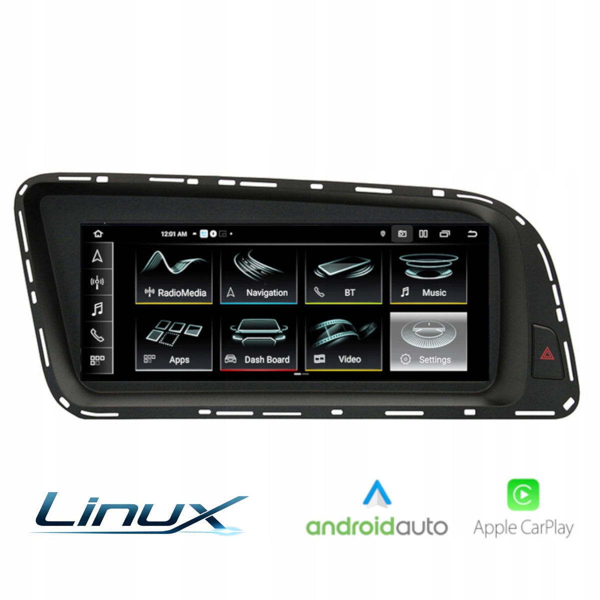 Linux Radio for Audi Q5 (2008-2016) Audi Multimedia Android Auto Carplay Manufacturer code Linux do Audi Q5 (2008-2016) Audi Multimedia