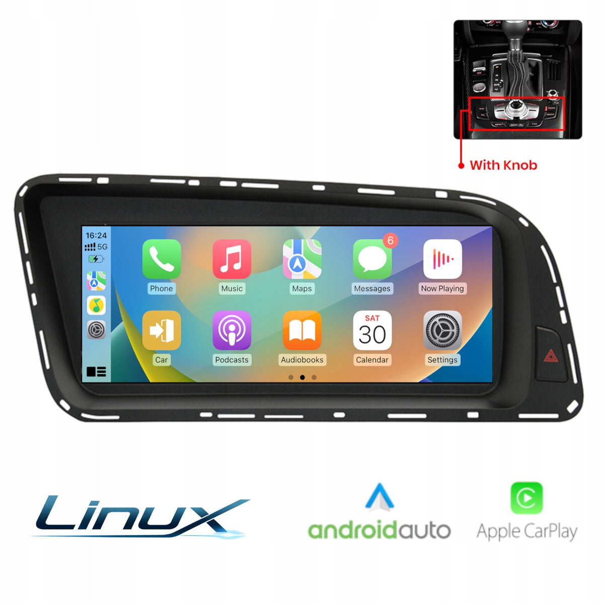 Linux Radio for Audi Q5 (2008-2016) Audi Multimedia Android Auto Carplay
