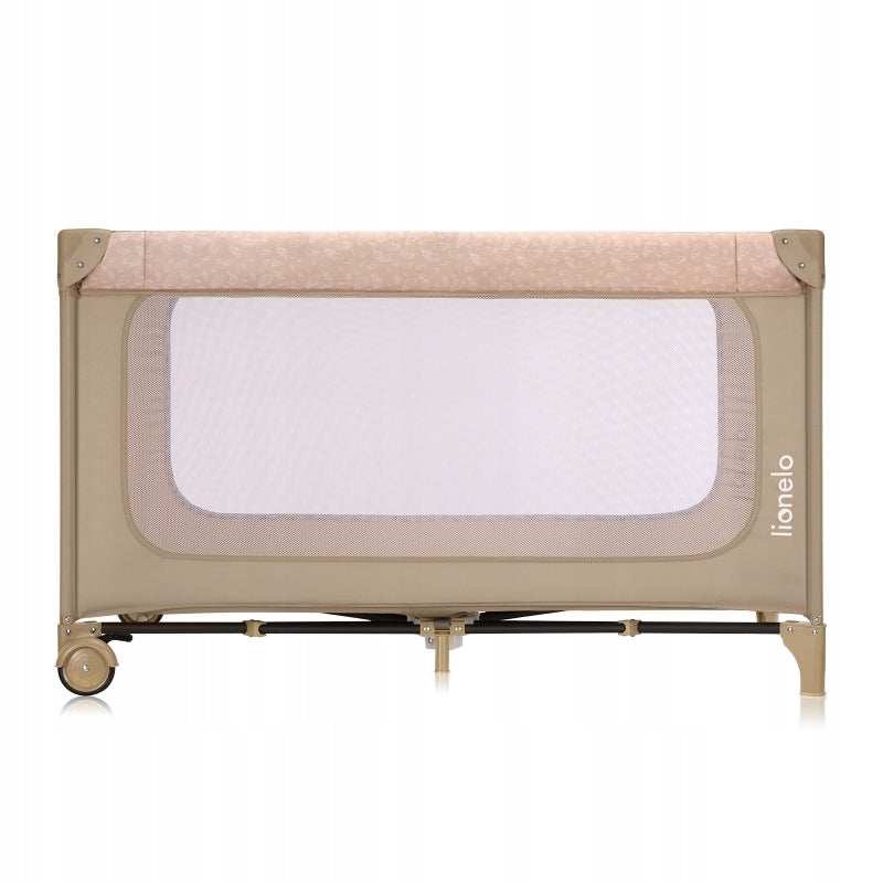 Lionelo Jasmin Easy Fold Travel Cot Beige Sand Color beige