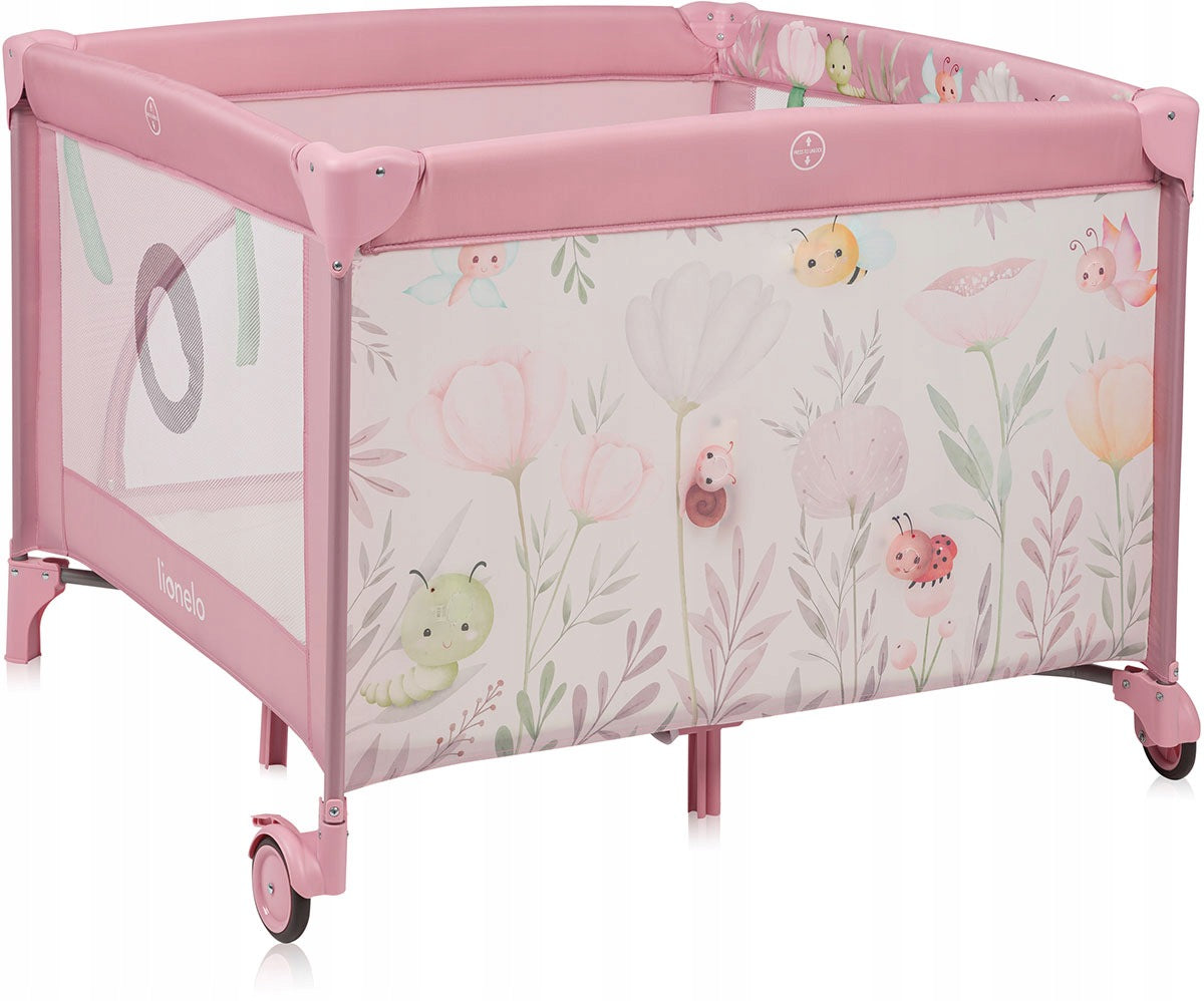 Lionelo Millie Plus - multifunctional playpen | Pink Product width 100 cm