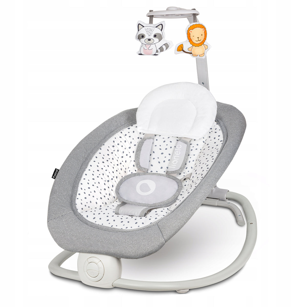 Lionelo Pascal rocker lounger Grey Dove