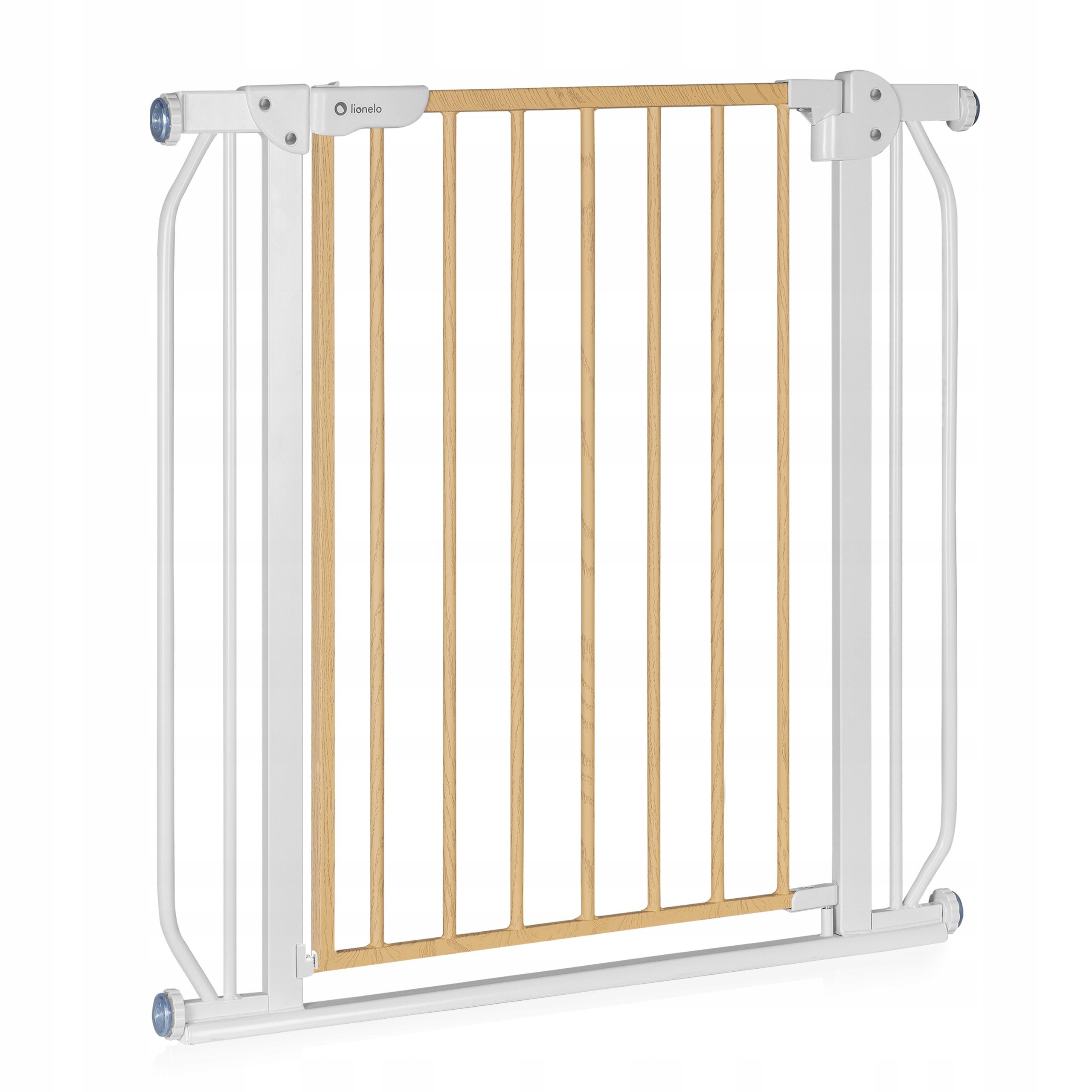 Lionelo Protective gate Truus Slim White Natural Barrier for doors, stairs