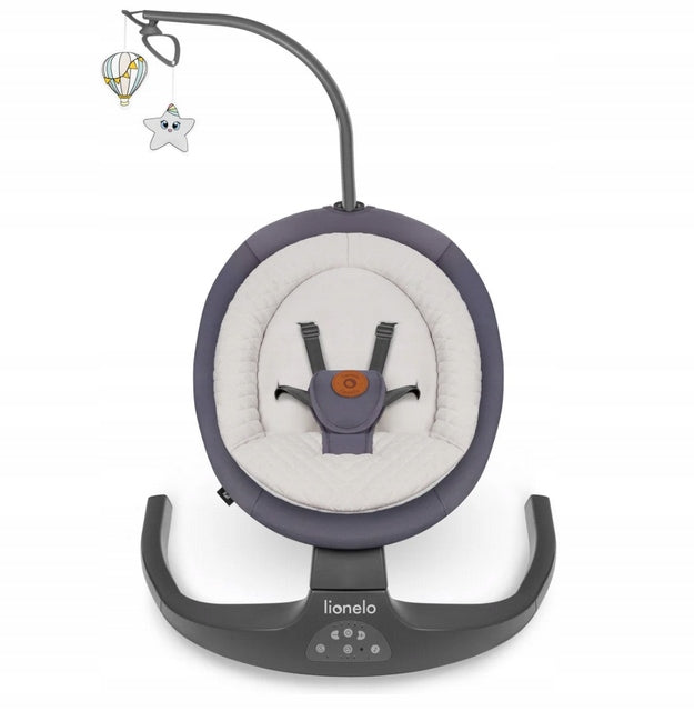 Lionelo Ralf with automatic rocking, toy headband Manufacturer code LO-RALF GREY GRAPHITE