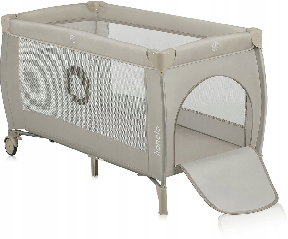 Lionelo Stefi PLUS - travel cot with mattress | Beige Cappuccino Brand Lionelo