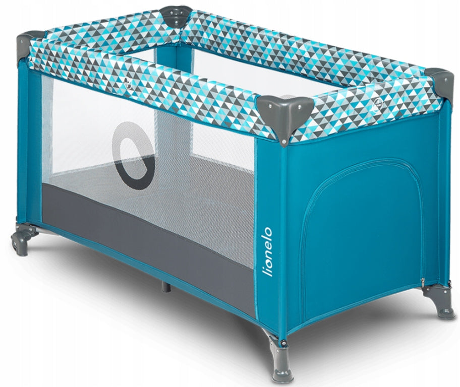 Lionelo Stefi travel cot Green Turquoise