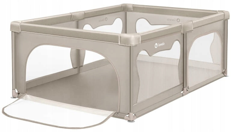 Lionelo Willow - Folding Playpen for Children 120x180 cm + Bag | Beige Sand