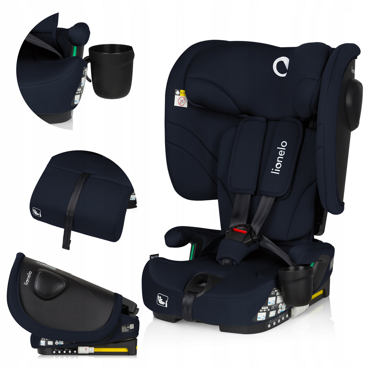 Lionelo car seat Nelly I-Siza Blue Navy 76-150 cm 9-36 kg