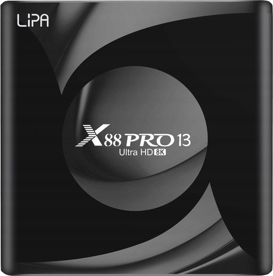 Lipa X88 Pro 13 Android TV Box 4-64 GB Android 13 - Media player for TV