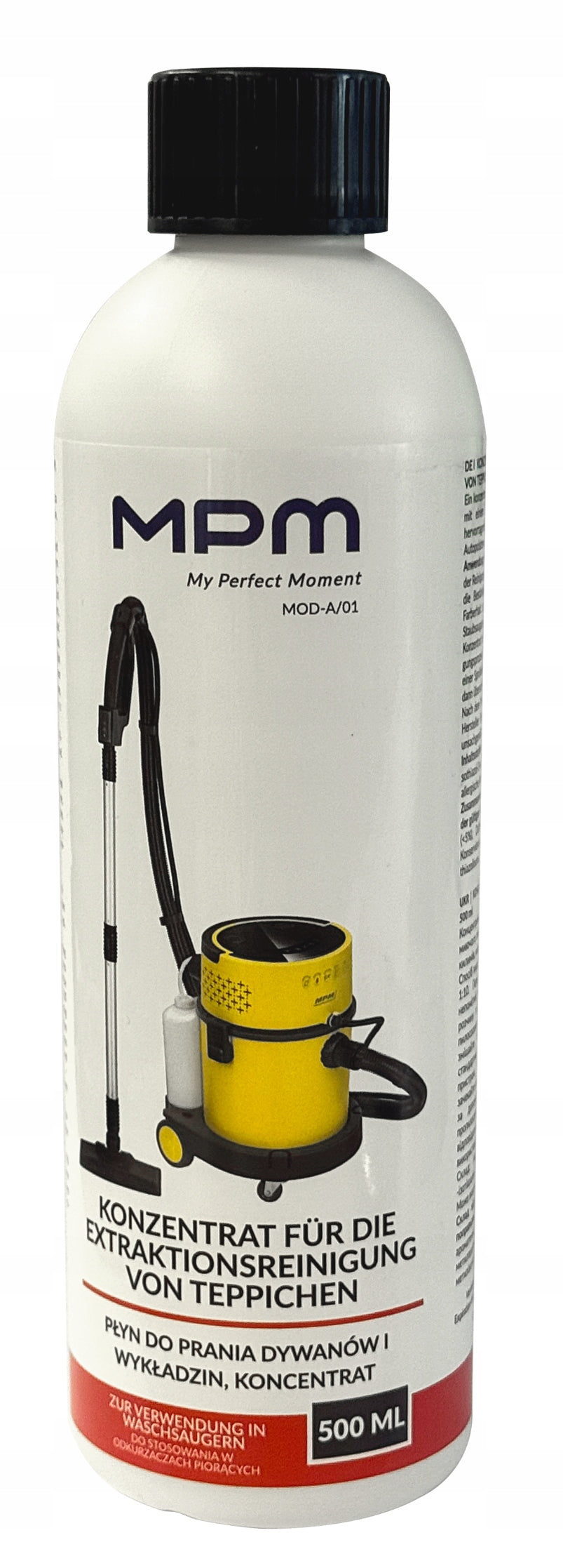 Liquid/concentrate for washing carpet MOD-A/01 for vacuum cleaners MOD-48 and MOD-49
