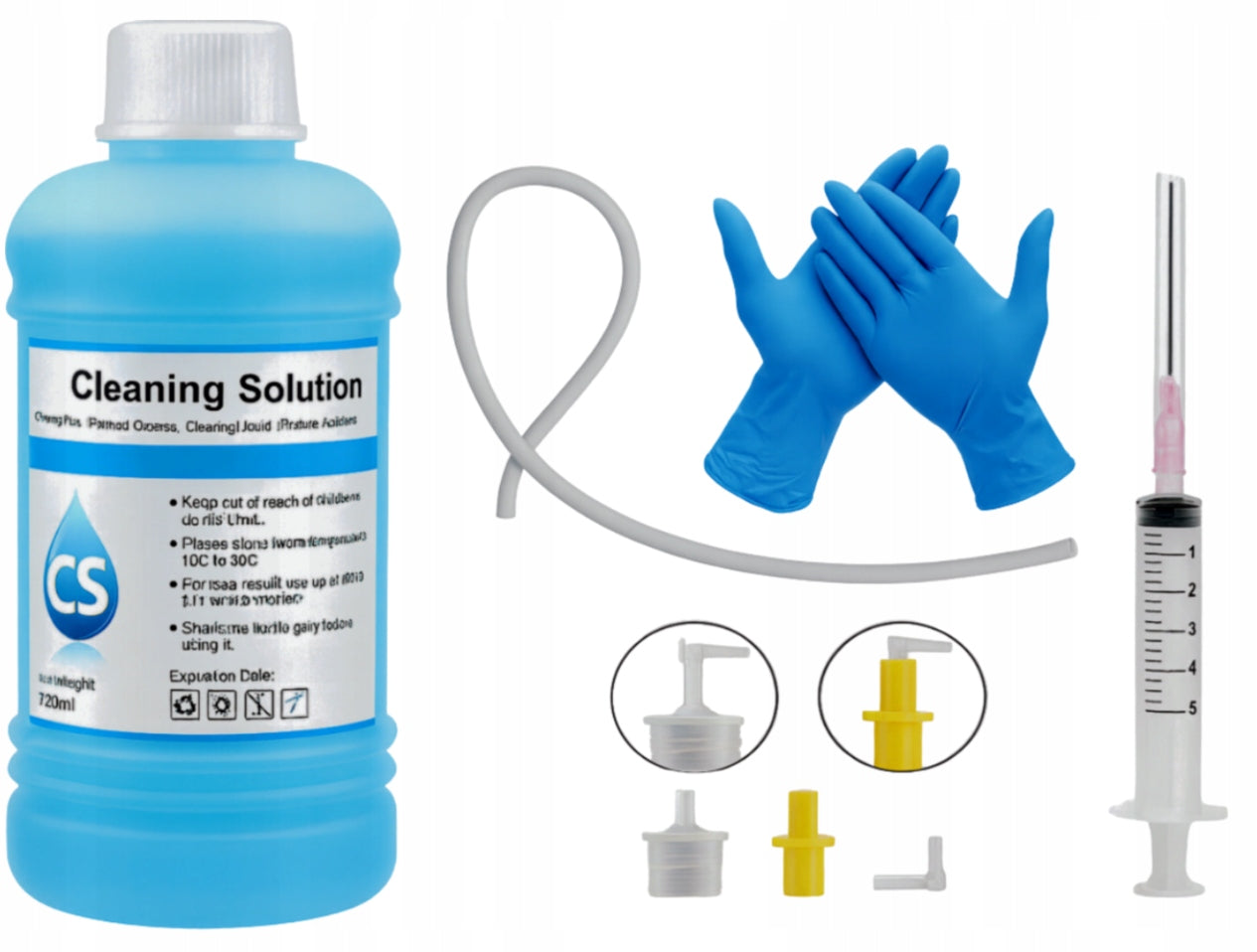 Liquid for clearing heads HP CANON BROTHER EPSON + ACCESSORIES 300 ml
