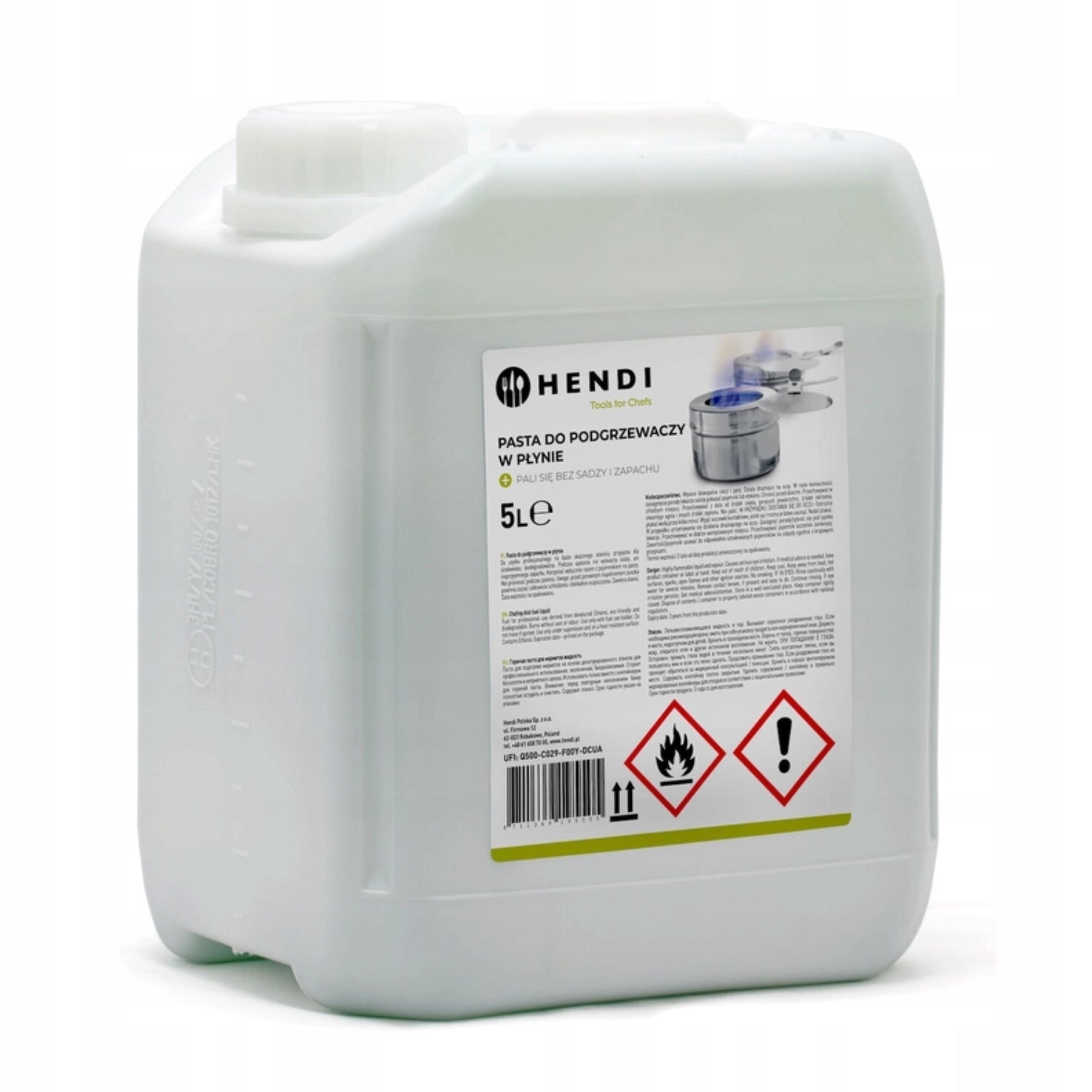 Liquid heater paste 5L HENDI fuel BIO gel No soot and odor